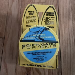 Vintage Scuff Gard for Skis Ski Protective Tape Guard Garelick St Paul Park MN